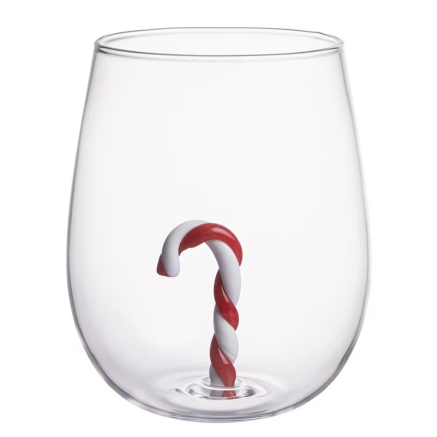 MERRY & JOY Trinkglas Candy Cane | Weihnachtsglas 300ml