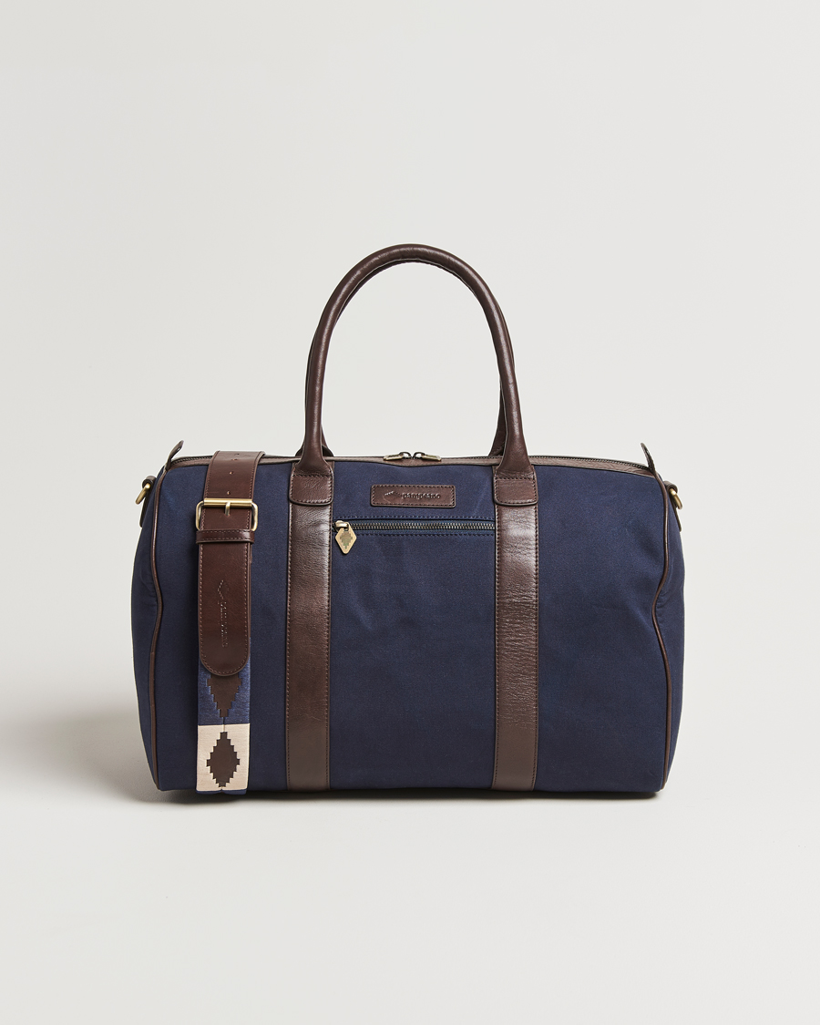 Pampeano Varon Small Canvas Weekend Bag Navy