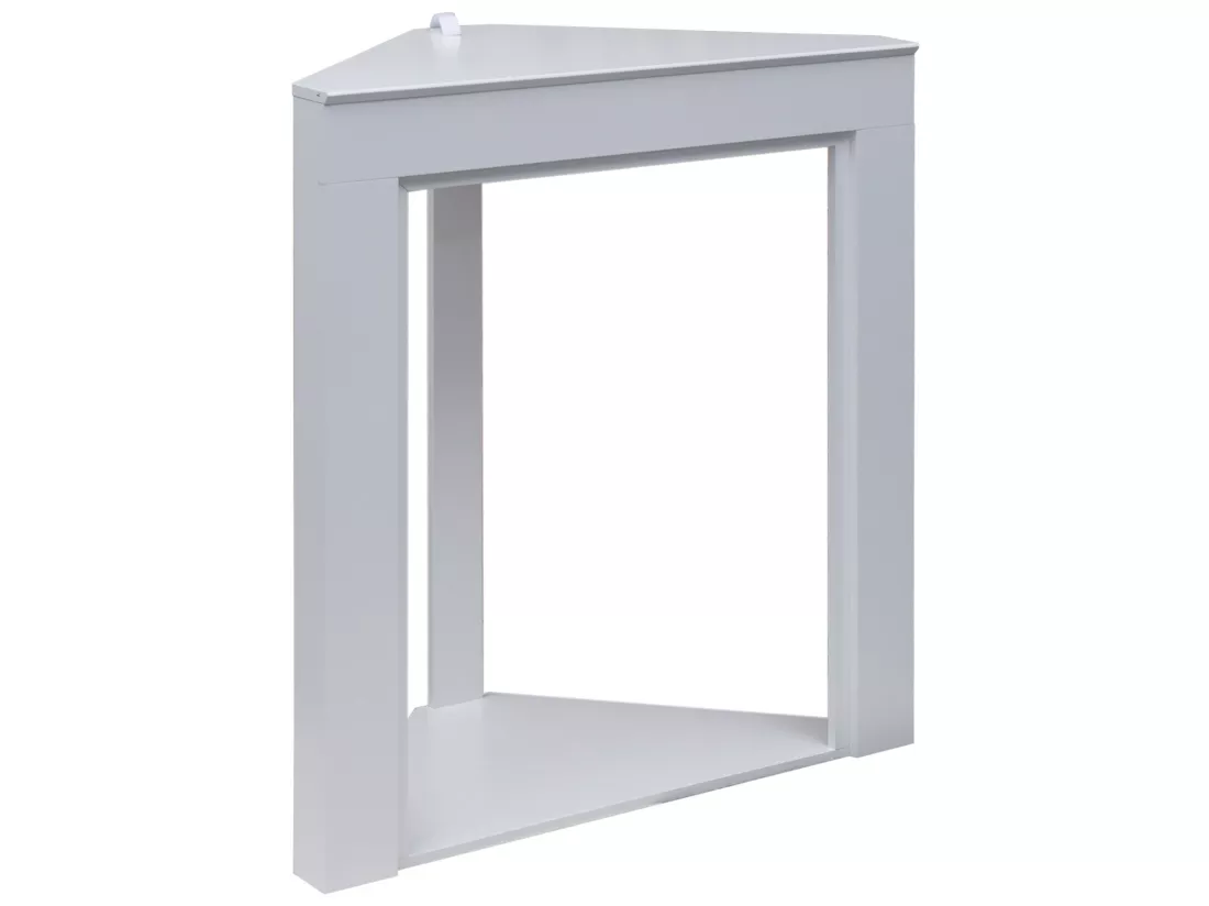 Cadre décoratif pour Cheminée en Bois Blanc Classique