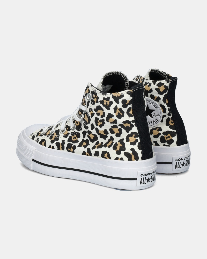 Converse Chuck Taylor All Star Lift Leopard Hoge sneakers  - wit