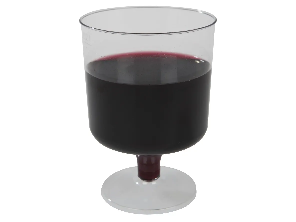 Rødvinsglas på fast fod 23cl, 20cl klar PS - (10 stk.)