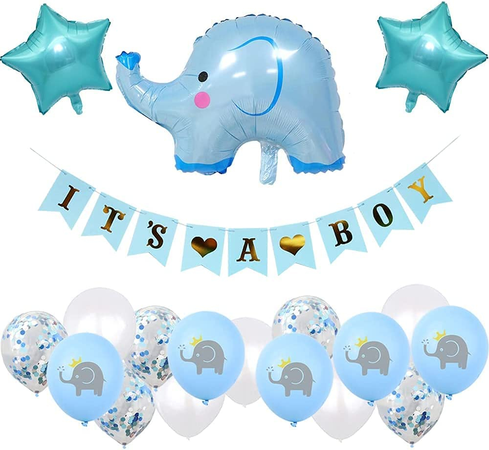 Baby Shower Girlande Gender Reveal Party Dekoration - It's a Boy