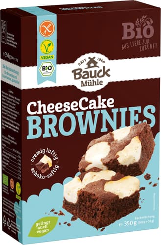 Bauck BIO Cheesecake Brownies glutenfrei