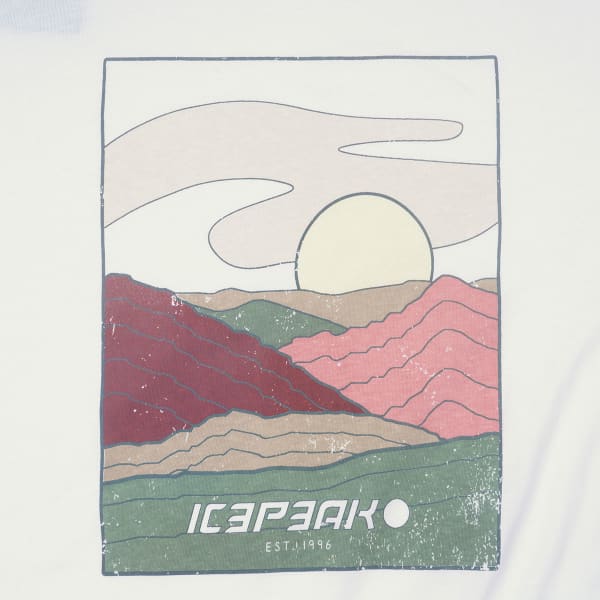 T-shirt randonnée ICEPEAK MEREDITH T-SHIRT W BLANC OPTIQUE
