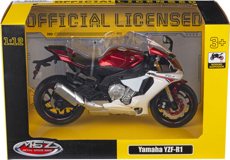 Speed Car MSZ LICENSMOTORCYKEL 1:12