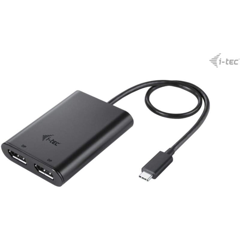 i-tec USB-C Dual 4K/60Hz (single 8K/30Hz) DP Video Adapter