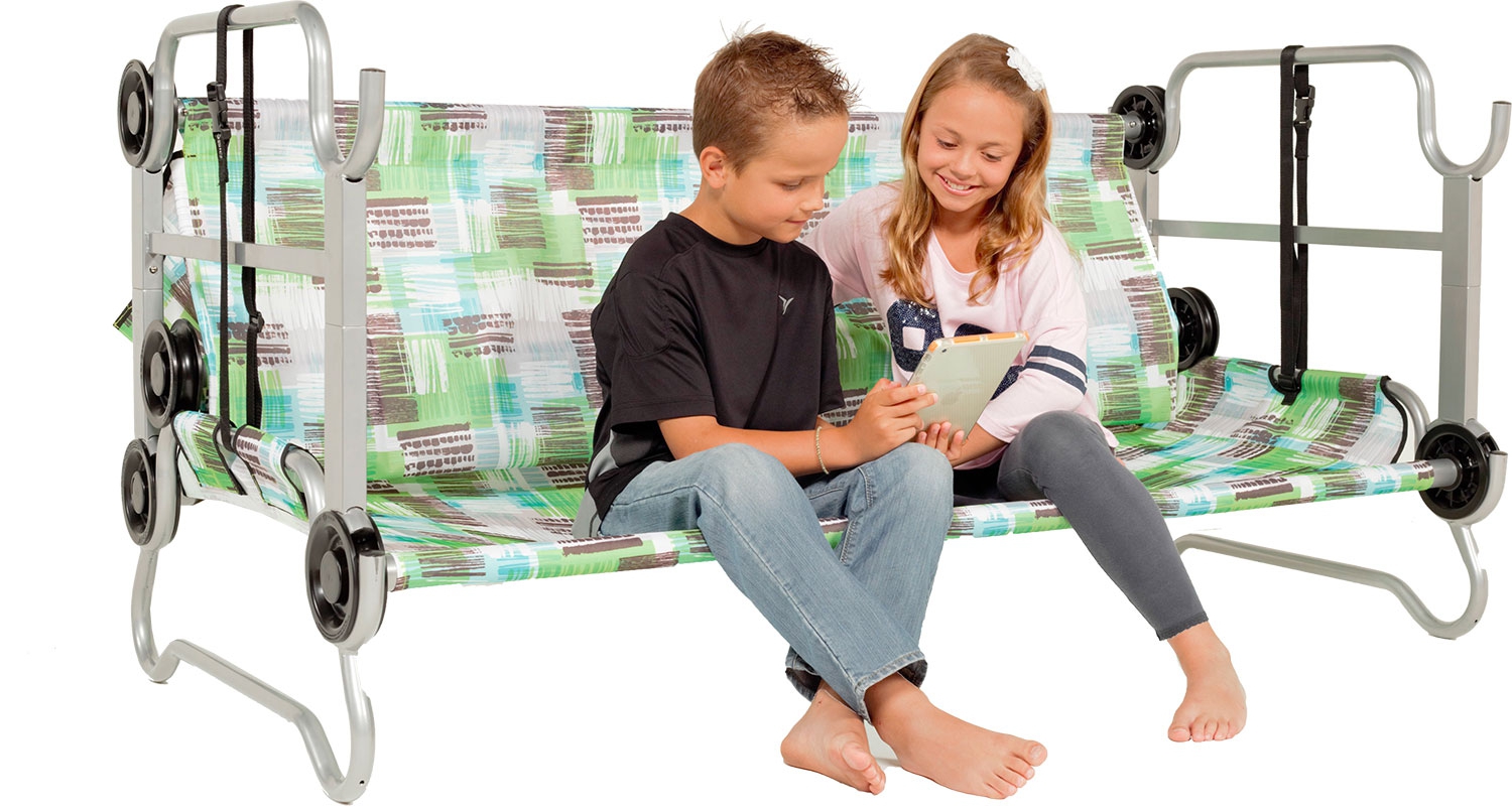 Disc-O-Bed Kid-O-Bunk Block Pattern Stockbett