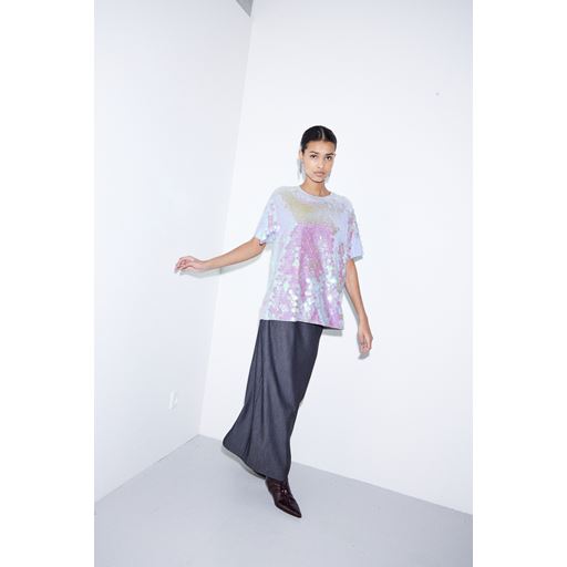 Ichi T-shirt, Light Grey Melange, XL