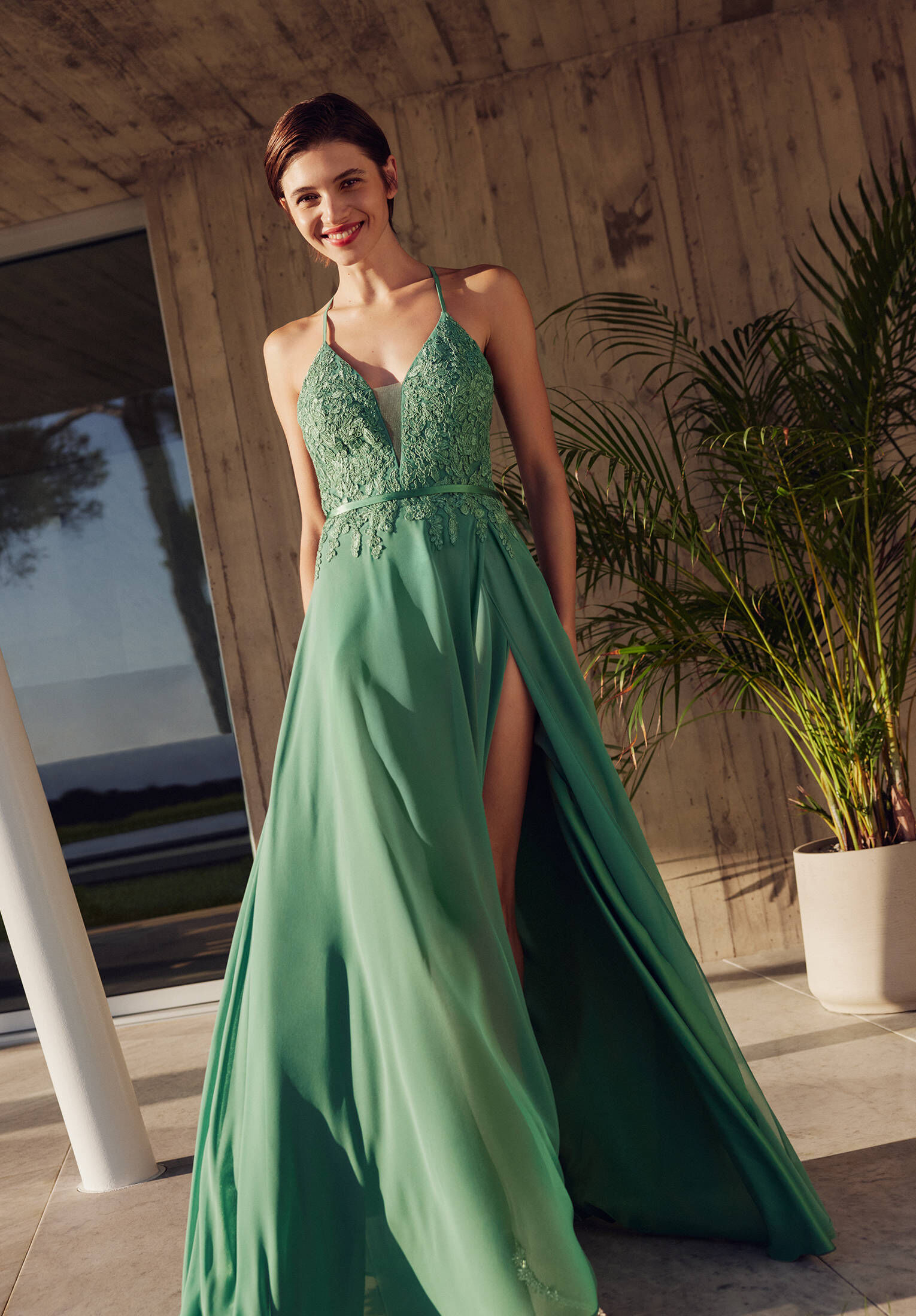 Vera Mont| Damen Abendkleid mit Stickerei