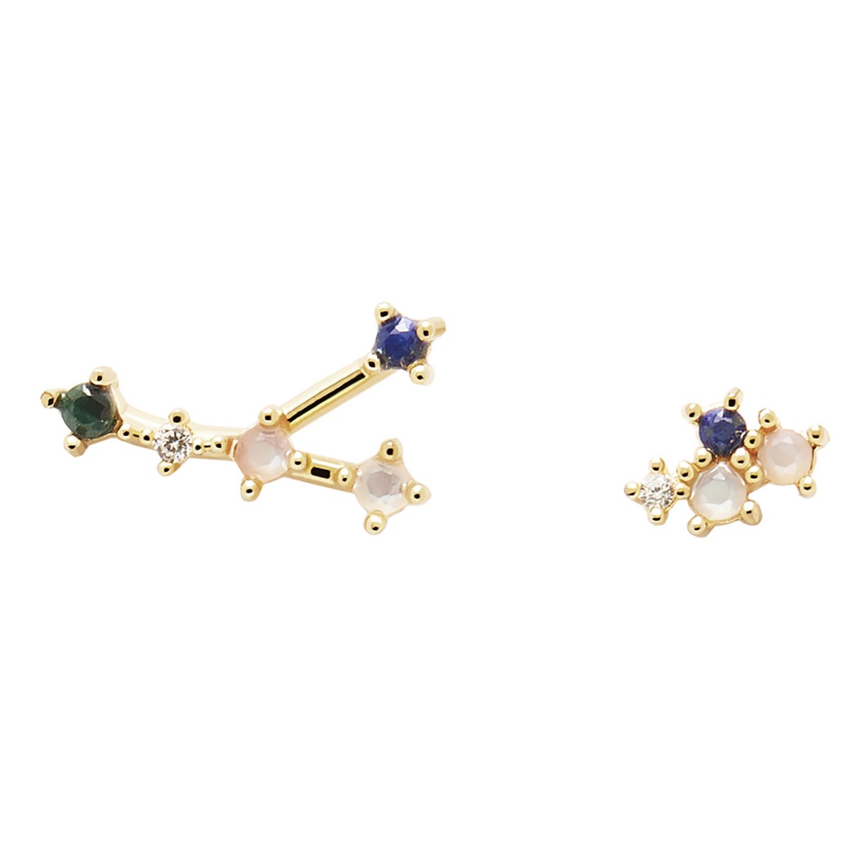 Boucles d'oreilles puces PD Paoloa ZODIAC - Cancer