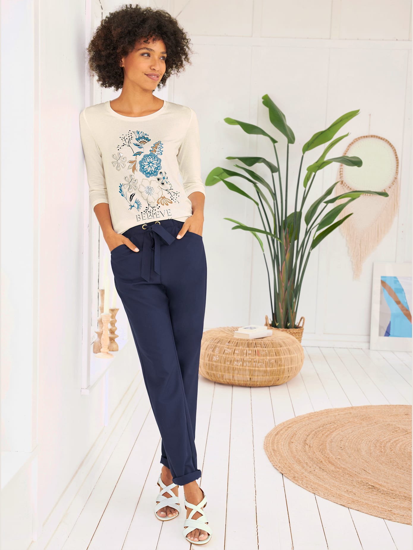 T-shirt imprimé floral