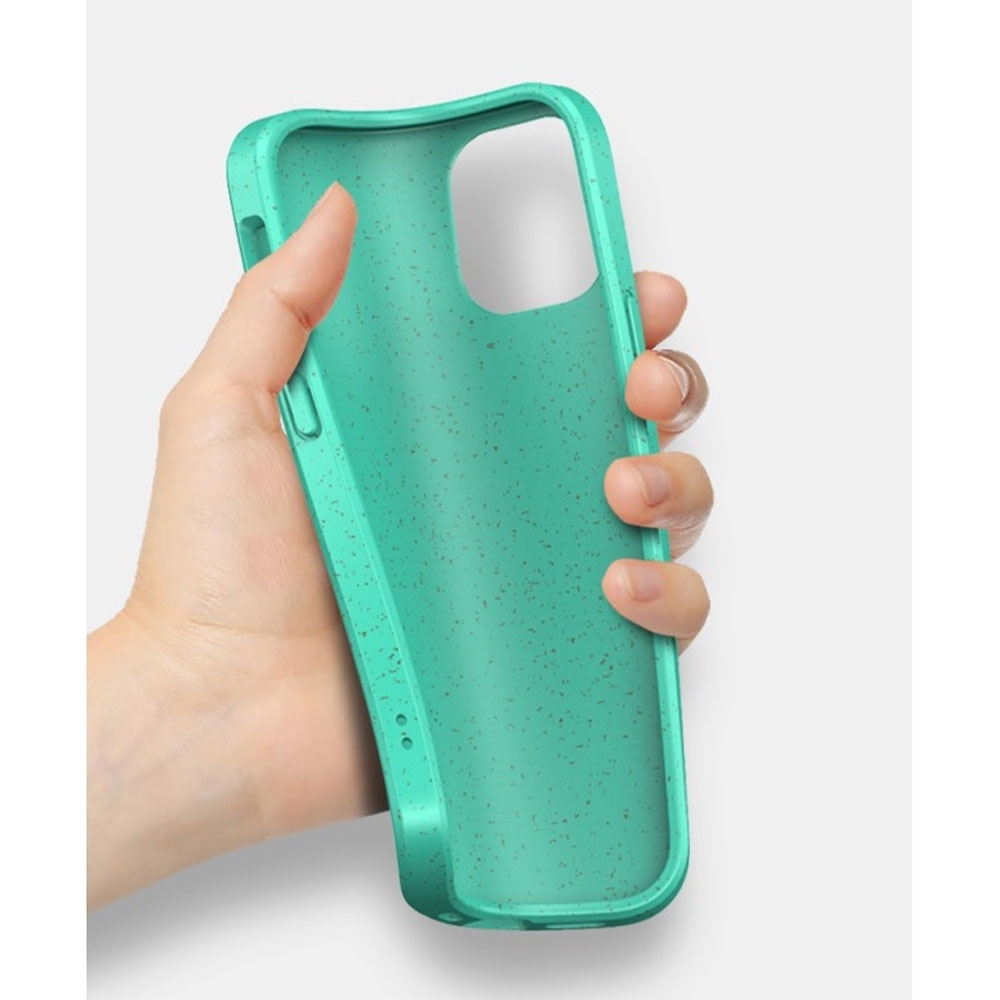 iPhone 12 / iPhone 12 Pro Bio Gummi Schutzhülle Eco Friendly Nachhaltig Kompostierbar - Türkis