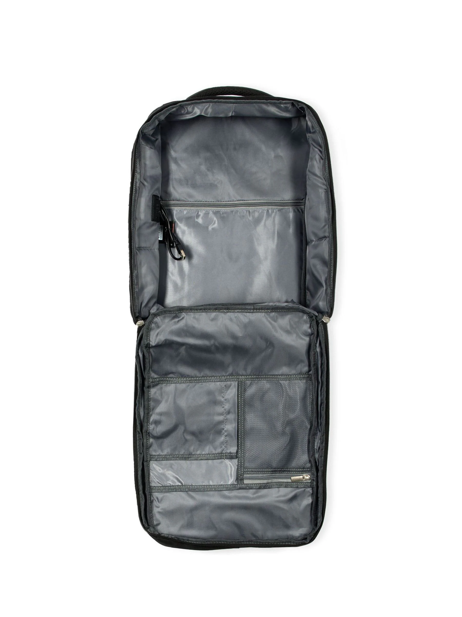 Weekend Offender Overnighter Multi-Pocket Cabin Black Rucksack Case