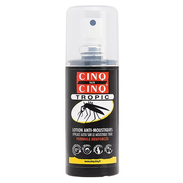 Loção Repelente de Mosquitos Reforçada Five on Five Tropic 75ml