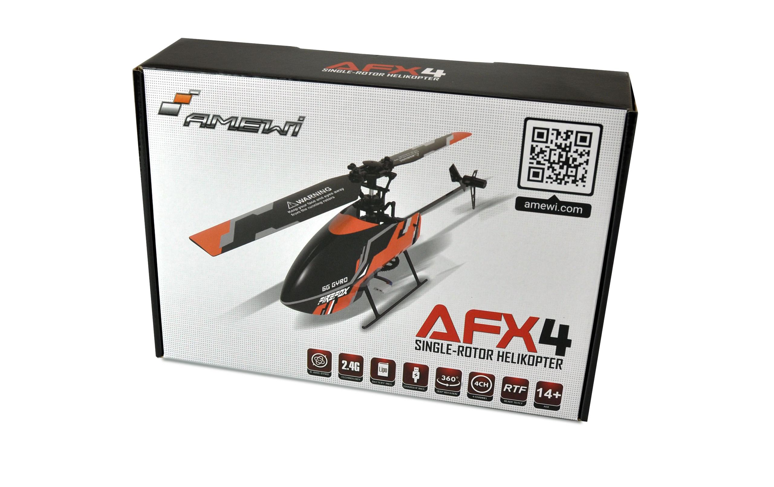 Helikopter AFX4 Single Rotor RTFSinglerotor Helikopter mit 6 Achs Gyro