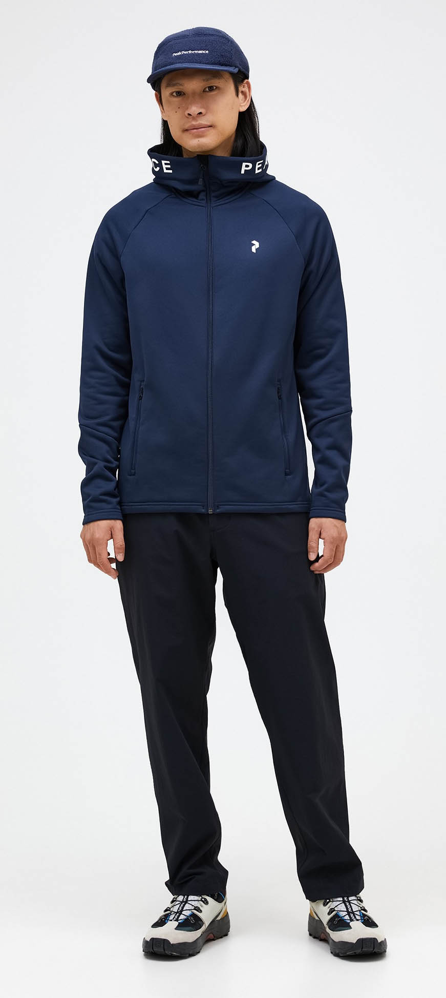 Rider Zip Hood Herre Blue Shadow/Blue Shadow