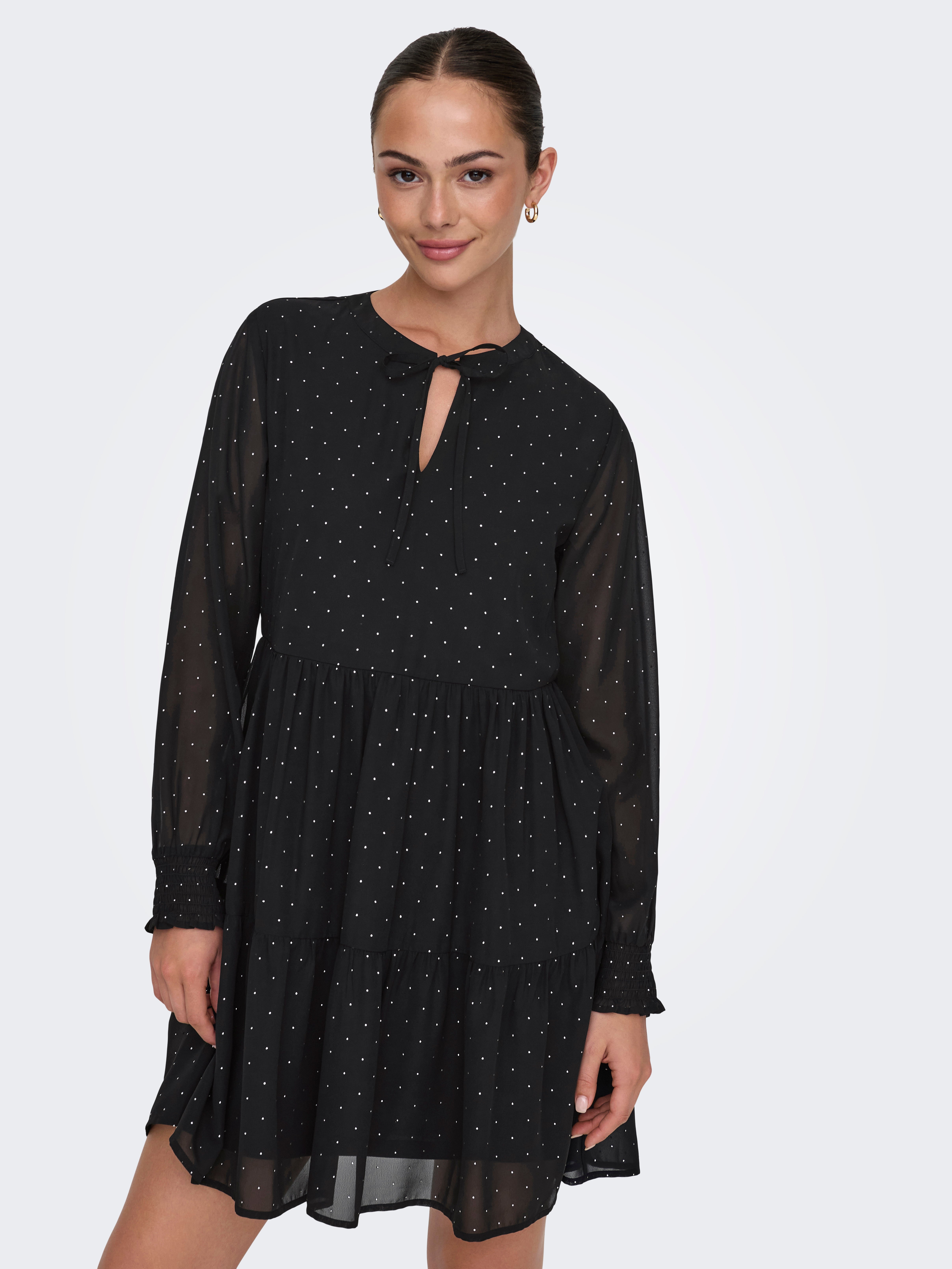 JDYGLAM Kurzes Kleid Black