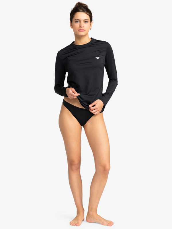 New Enjoy Waves T-shirt de surf à manches longues UPF50 Noir Femme