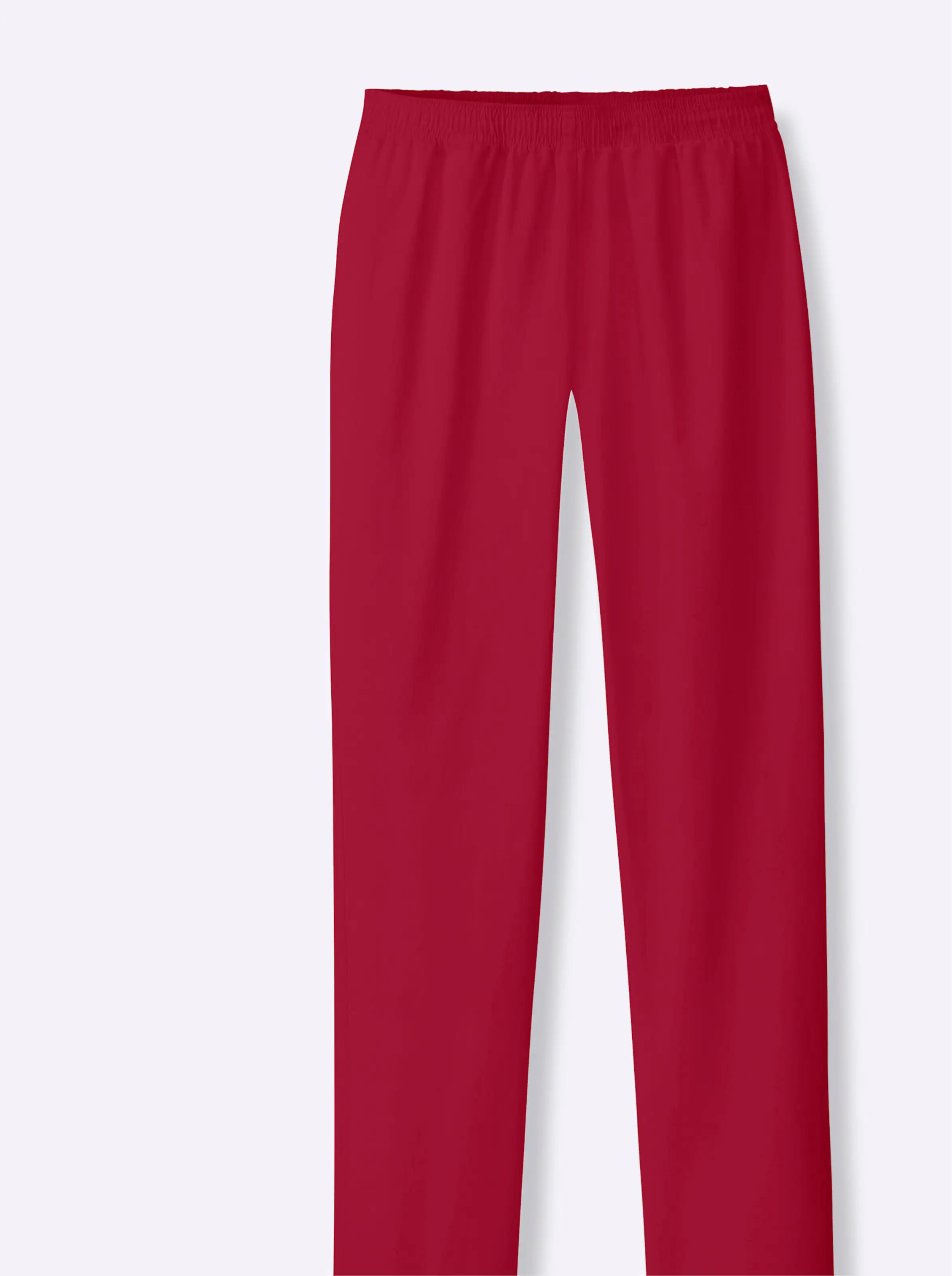 Gerade Jeans in bordeaux