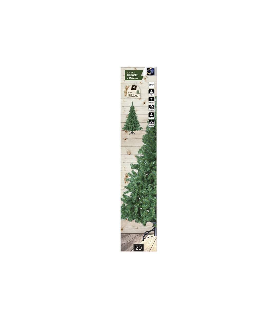 Sapin de Noël Élégant 150cm Vert