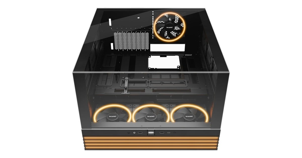 be quiet!Light Base 900 FX big tower behuizing  (Zwart | 2x USB-A | 1x USB-C | RGB | Tempered Glass)