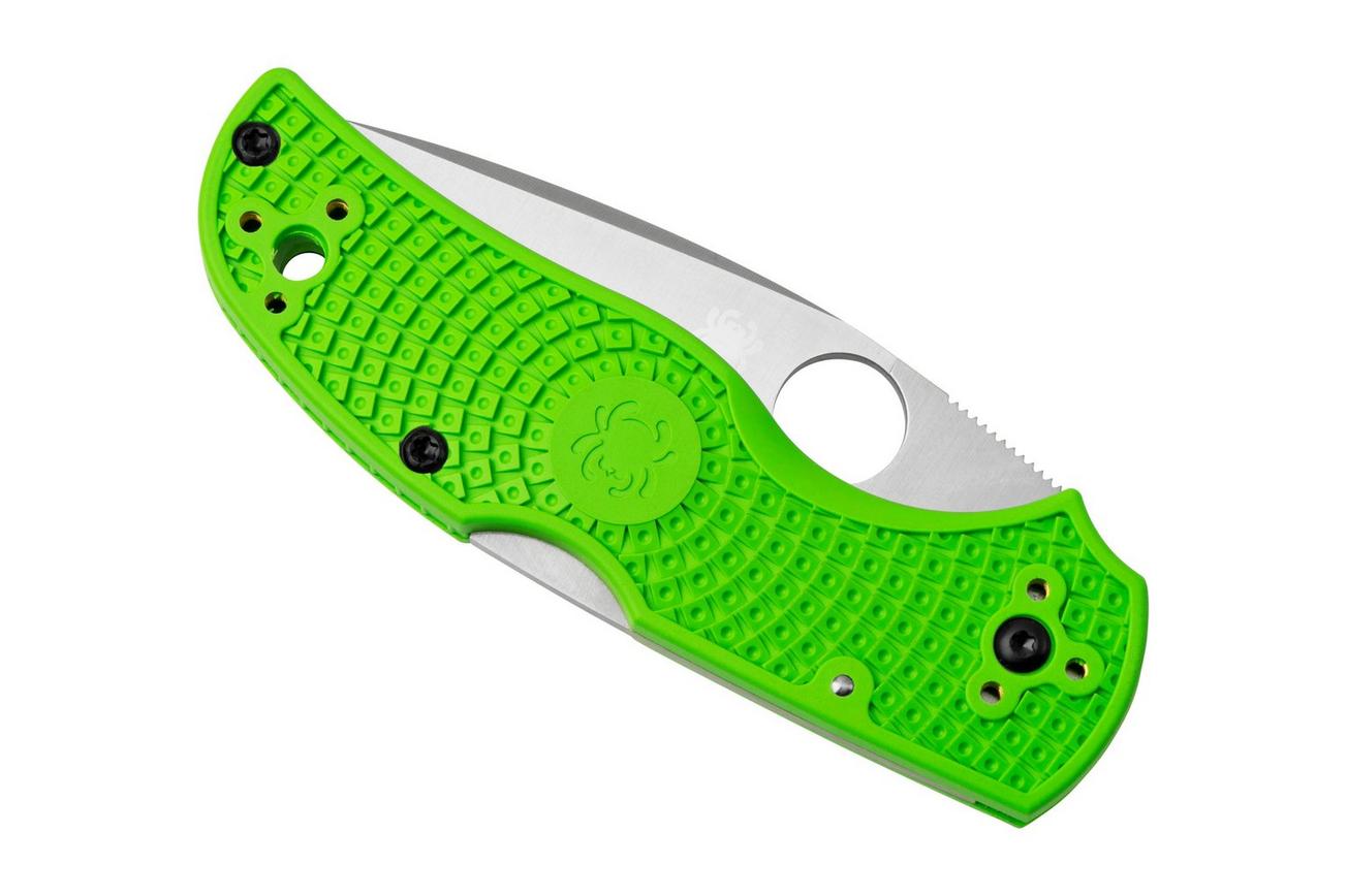 Spyderco Native 5 Salt, Green FRN, LC200N, C41PGR5 zakmes