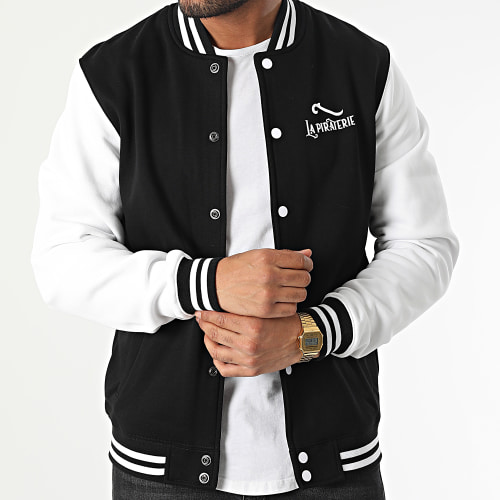 Veste Teddy LPNJF Noir Blanc