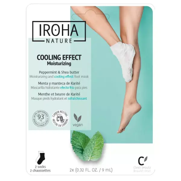 Máscara Corporal Relaxante Iroha Nature com Hortelã-pimenta e Manteiga de Karité (2 unidades)