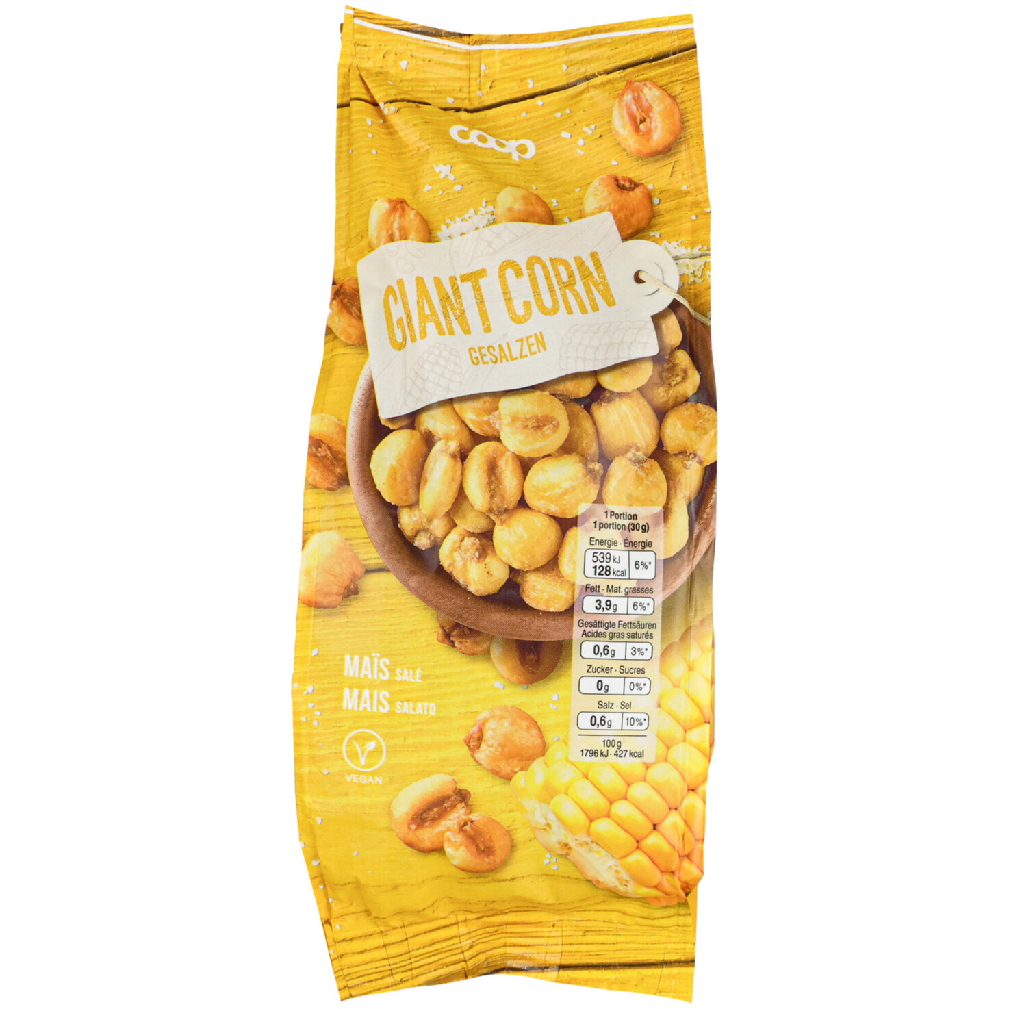 Giant Corn gesalzen