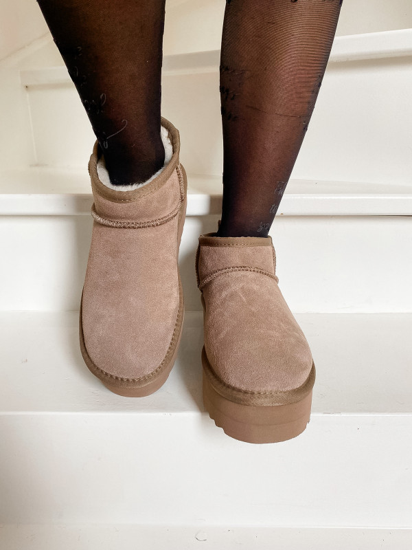 Colors Of California - Bottines fourrées HC.YWPLA01 Taupe