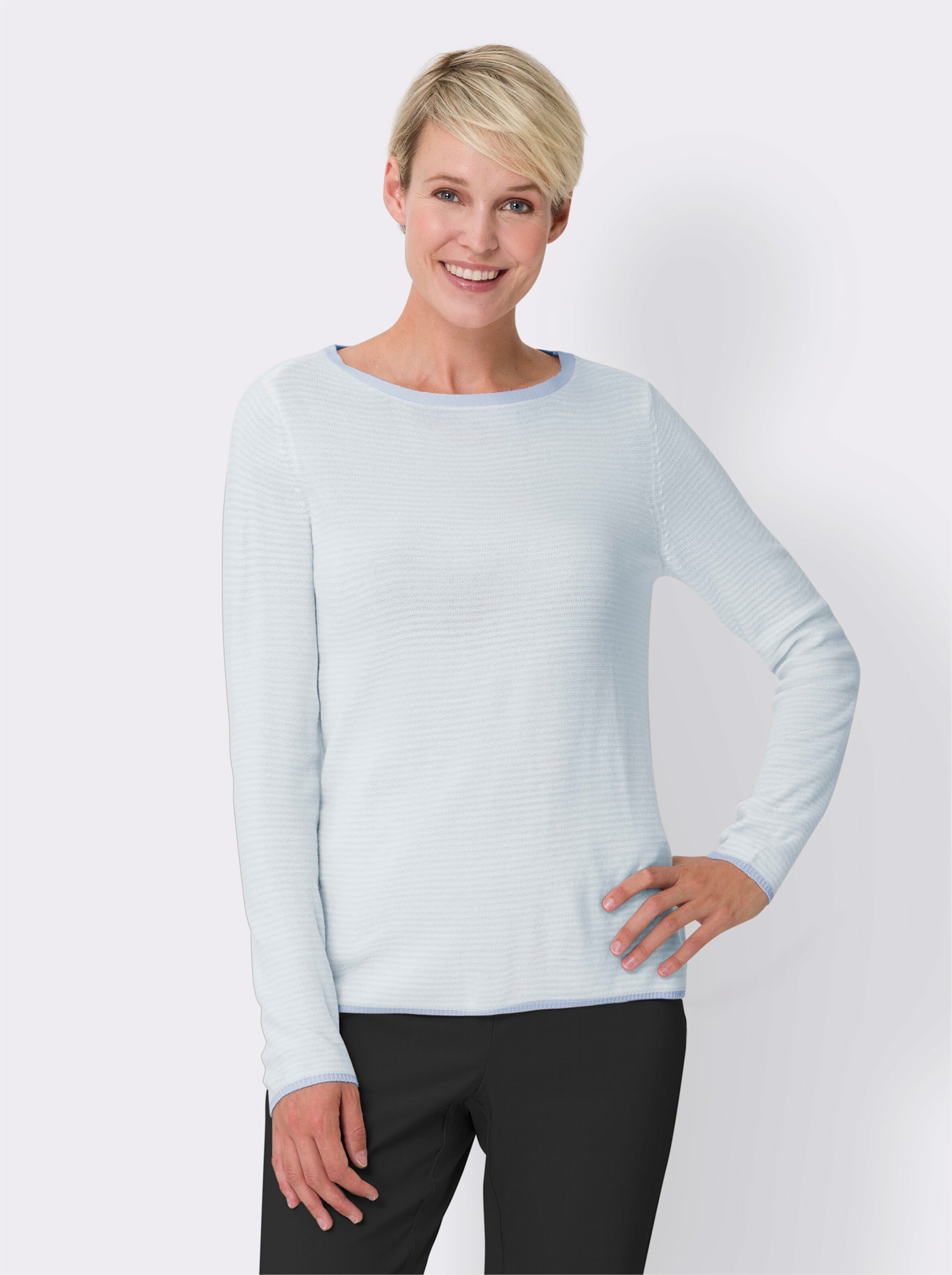 Langarm-Pullover