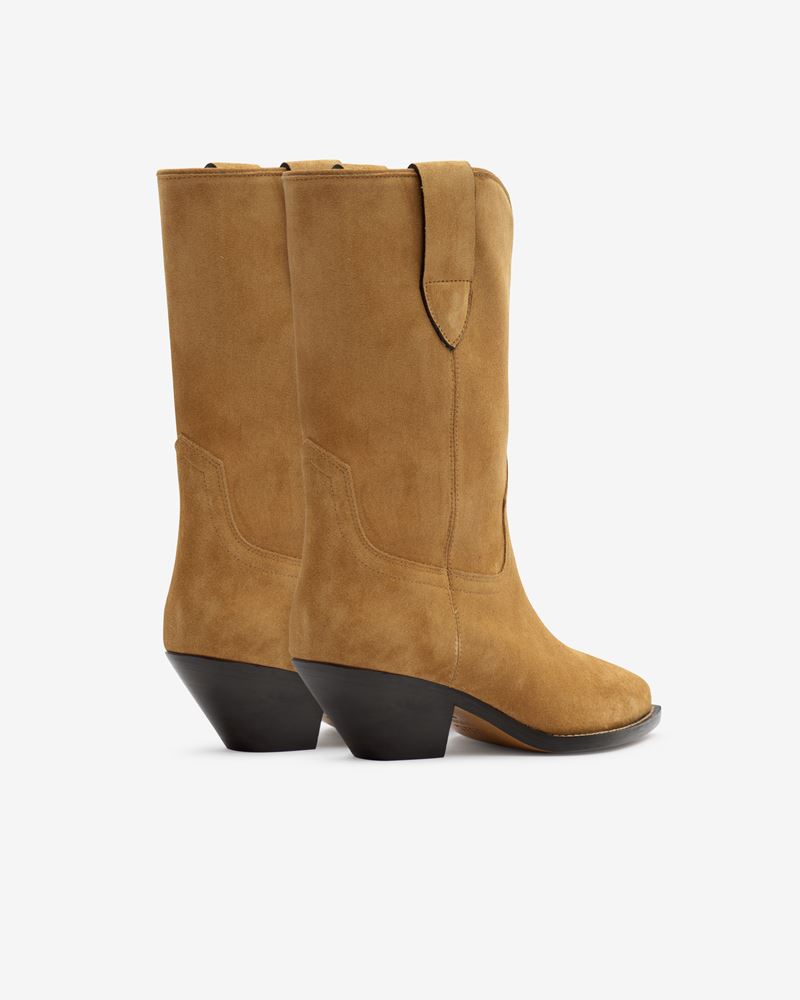 BOTTES SANTIAGS EN CUIR VELOURS DAHOPE