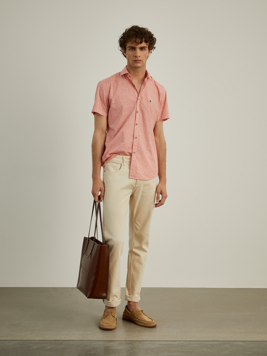 Calças denim slim fit