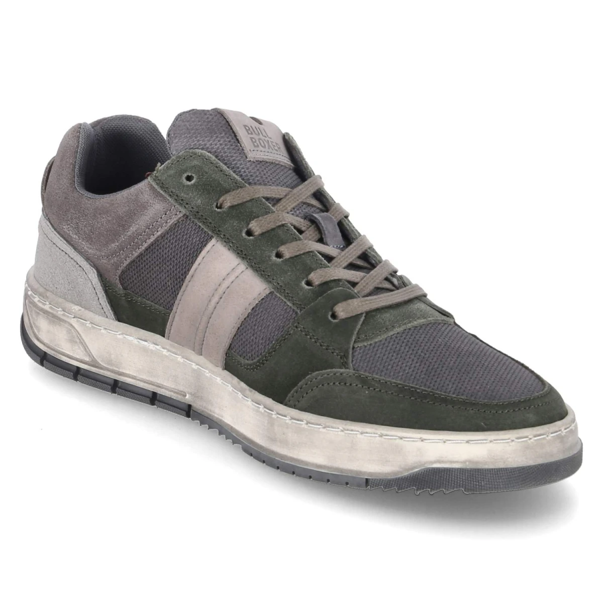 BullboxerLow Sneaker - Khaki - Grey