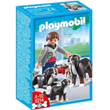 PLAYMOBIL® 5214 City Life Hunderassen Berner Sennenhund Familie