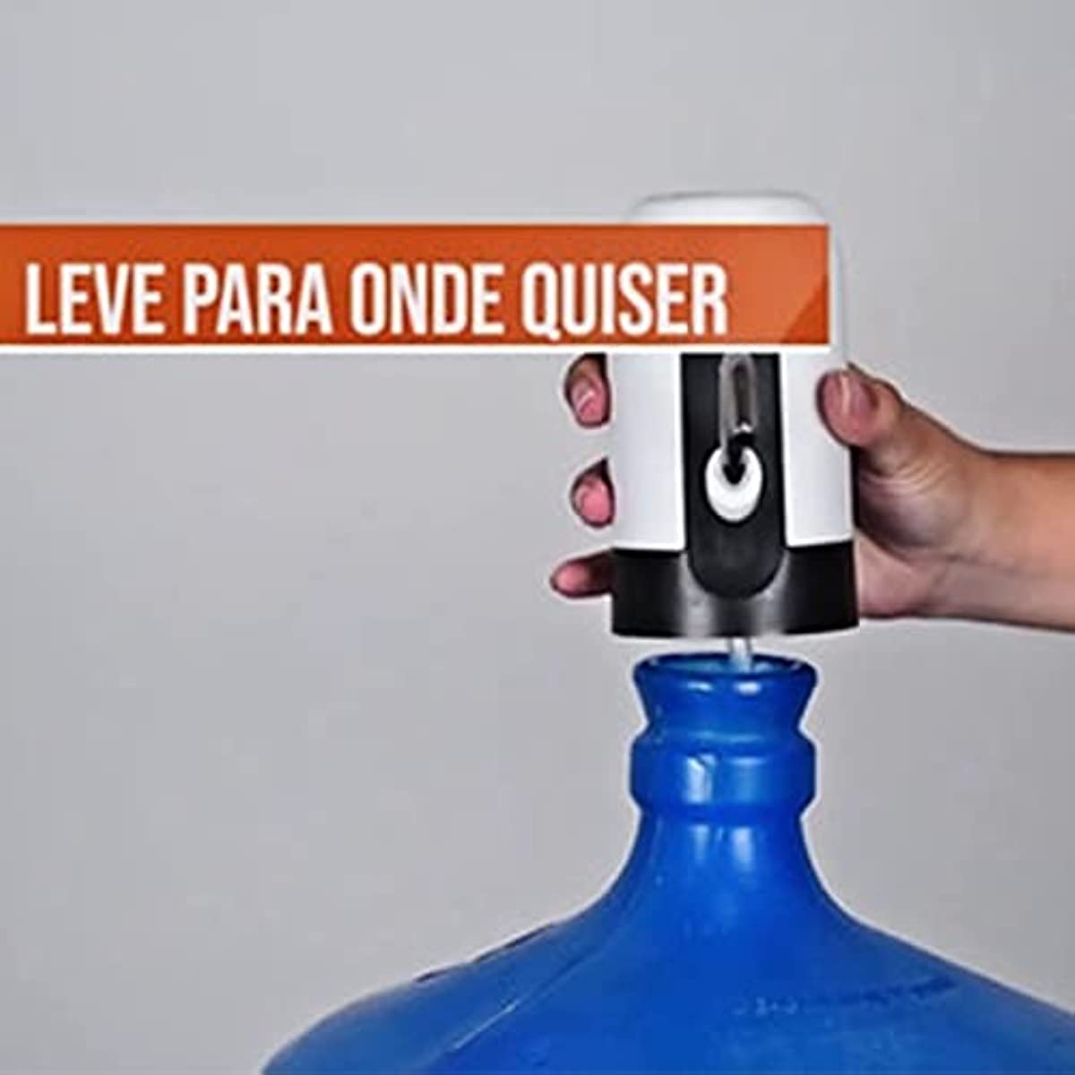 Bomba El&eacute;trica Para Gal&atilde;o De &Aacute;gua Haiz At&eacute; 18,9 Litros (Branco)