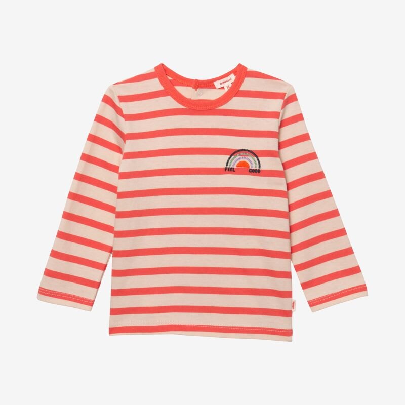 T-shirt bébé mixte rayé vanille jaune Catimini Jaune
