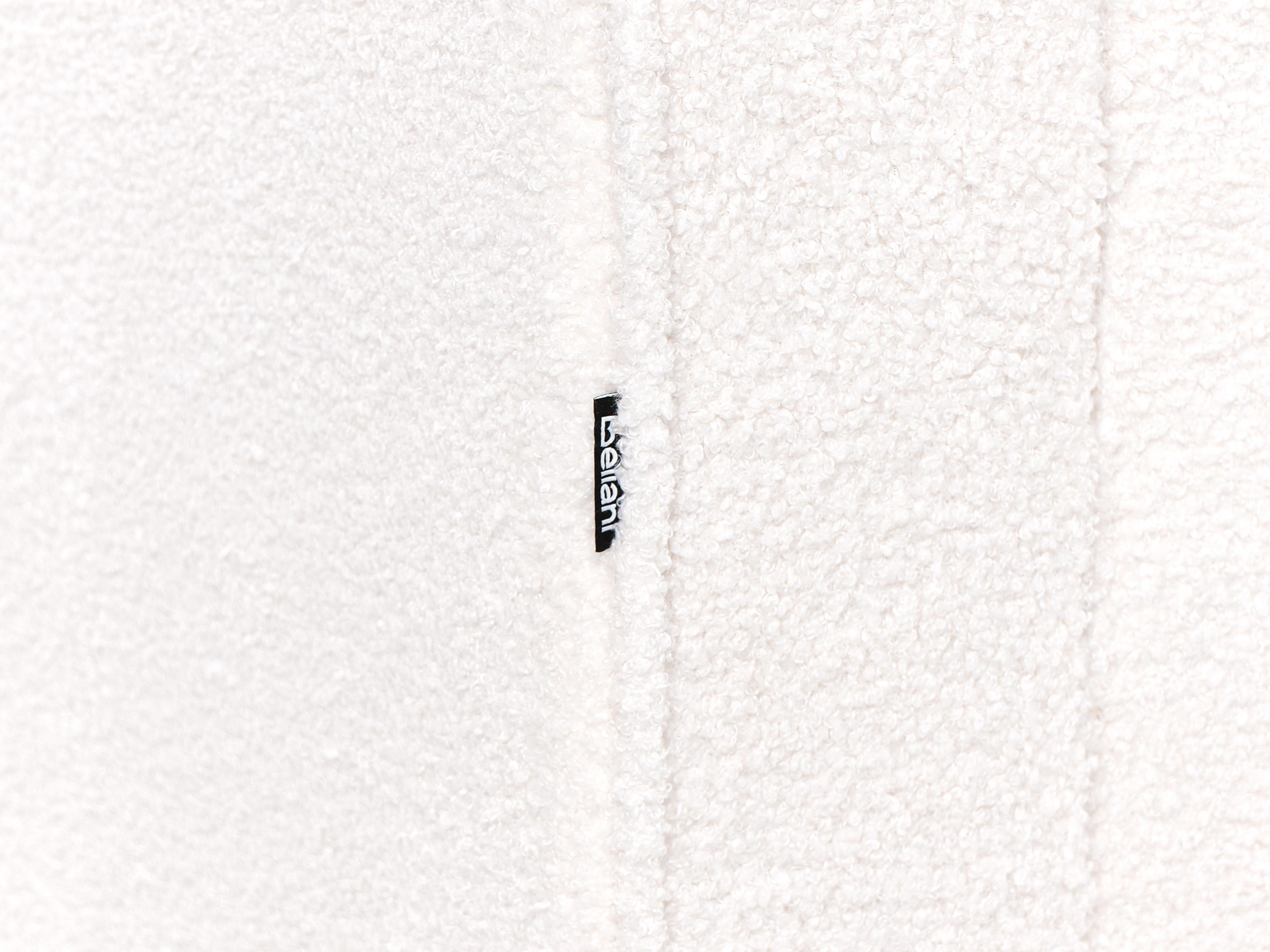 Bank 3-zits SAVALEN Bouclé Wit