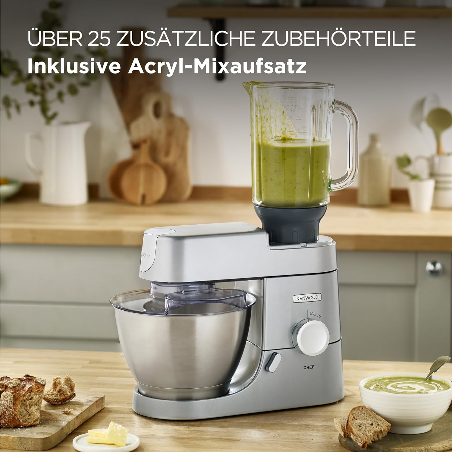 KENWOOD KVC3110S Chef Küchenmaschine, 38x28,5x30,5