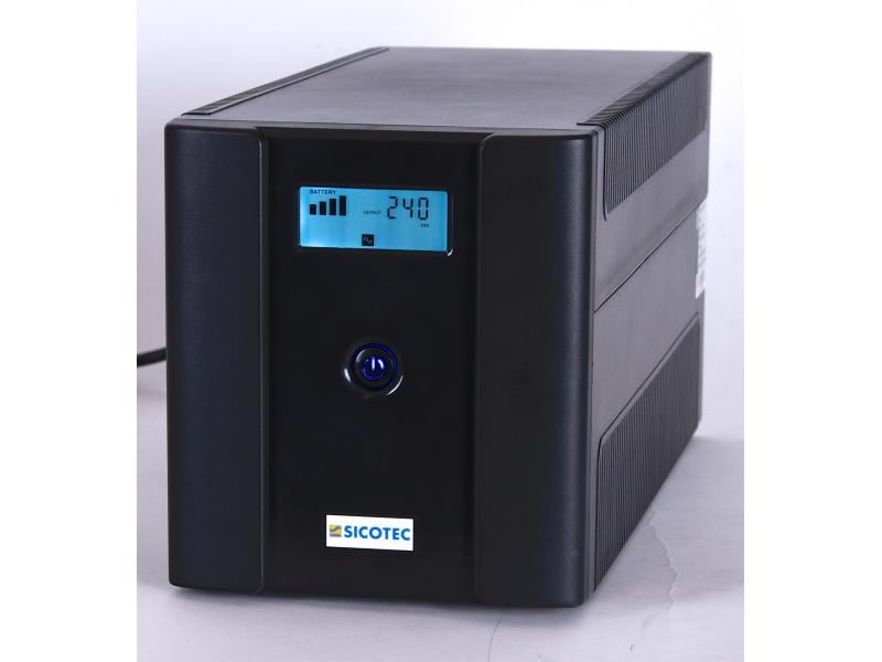 SICOTEC USV USV PCM RPT 2000 AP 2000 VA / 1200 W Professionelle USV im Einstiegs-Segment mit LCD-Display