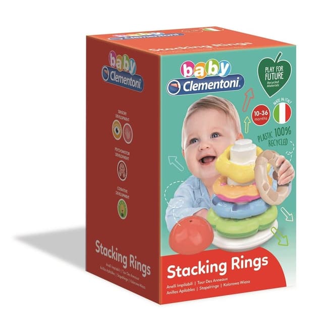 Clementoni Stabelringe (100 % genbrug)