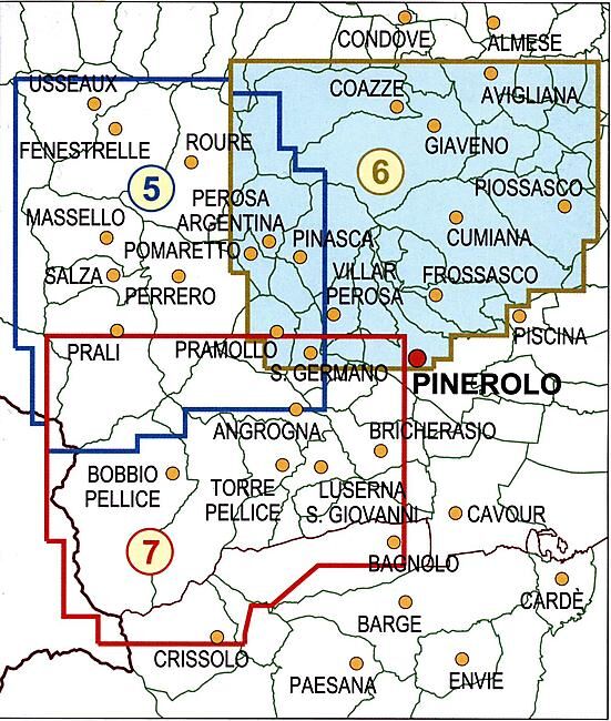 FRATERNALI - 6 PINEROLESE VAL SANGONE ECHELLE 1 25 000