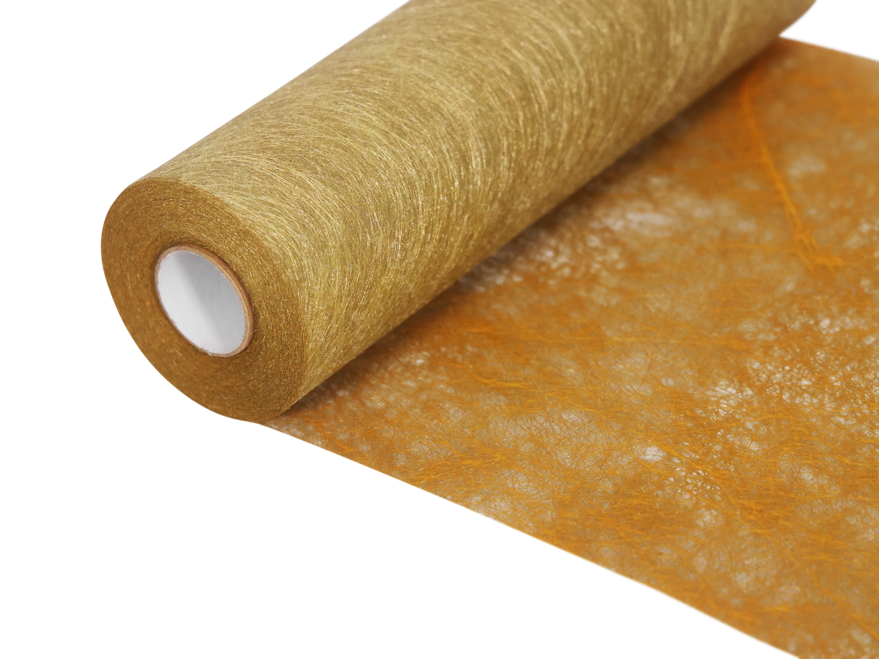 Tischläufer Vlies 23 cm x 25 m gold