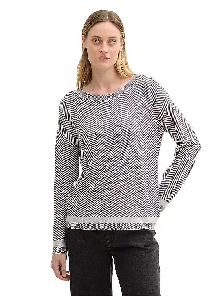 TOM TAILOR Pullover grau