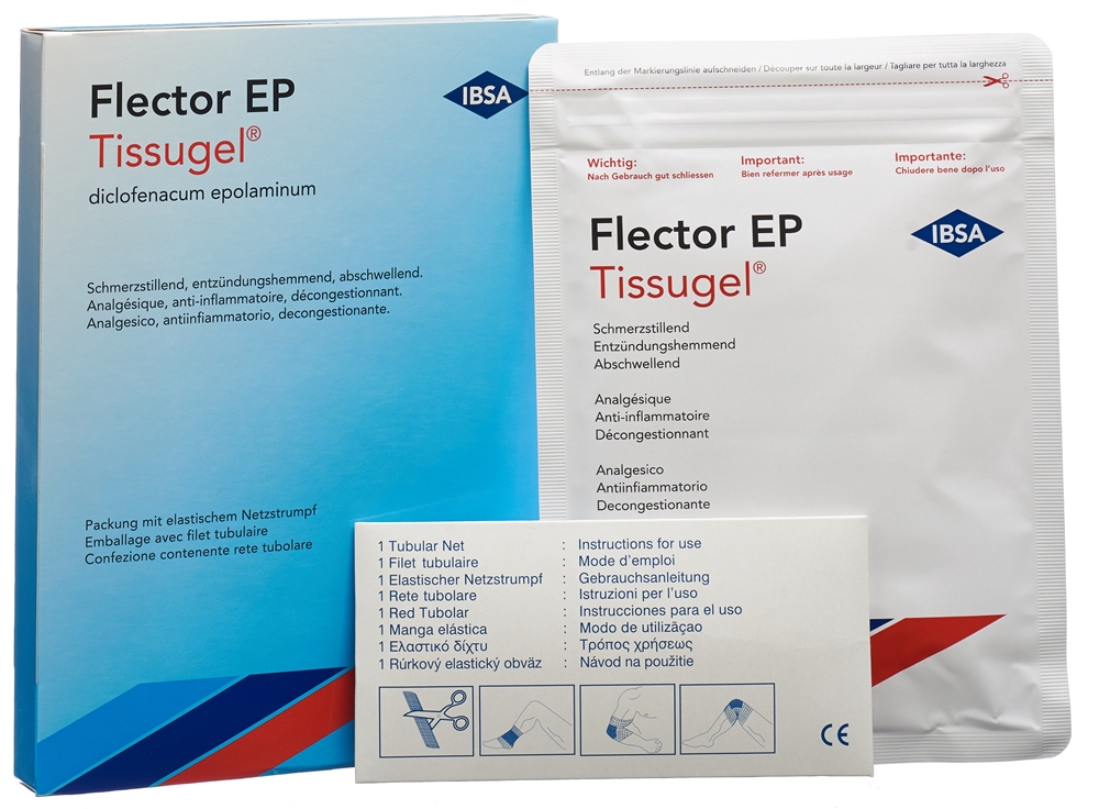 FLECTOR EP Tissugel Pfl 5 Stk