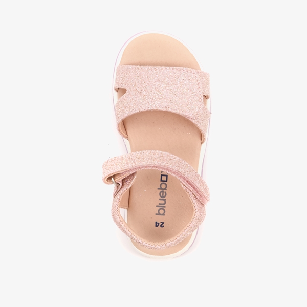 Blue Box meisjes sandalen roze met glitters