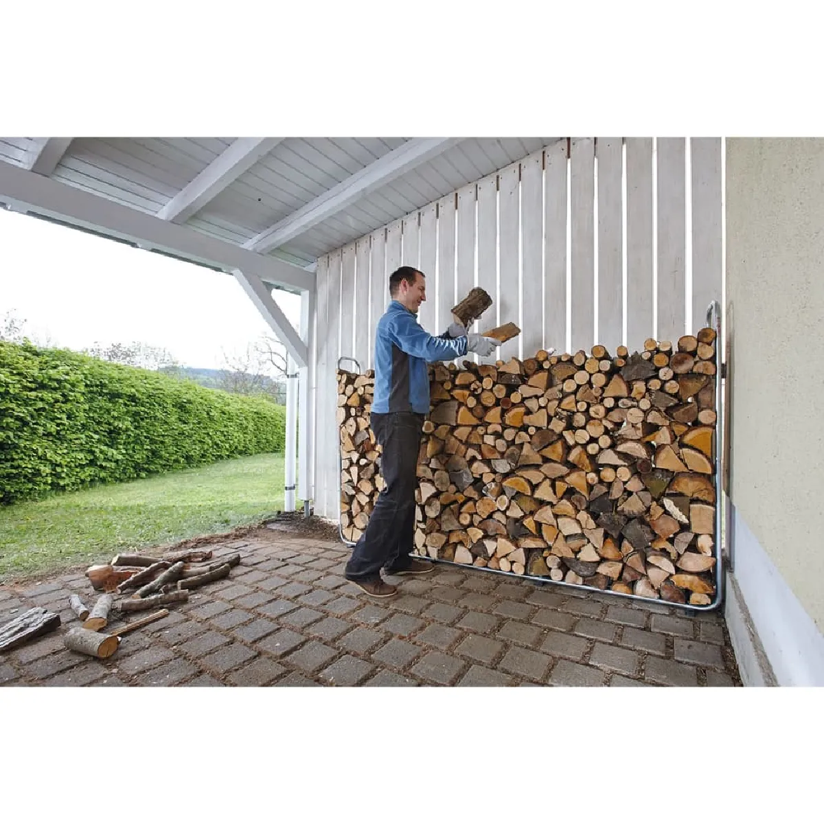 Wolfcraft Support d'empilement de bois Modulaire XXL