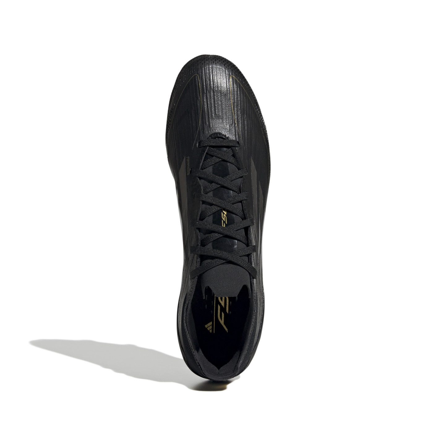 Adidas F50 Pro Gras Voetbalschoenen (FG) Zwart Grijs Goud