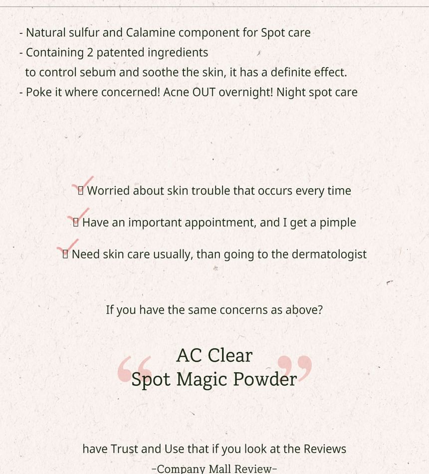 DE PLANTENBASIS - AC Clear Spot Magic Powder 20ml