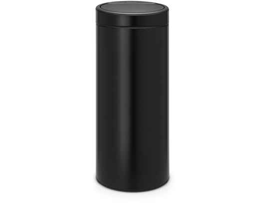 BRABANTIA - Poubelle Touch Touch bin new 30 L - matt black -115301